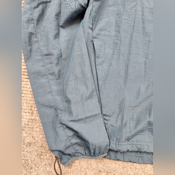 Gymshark Men's Windbreaker Jacket Size Small Teal Lime Green Hoodie Full Zip - Picture 2 of 16